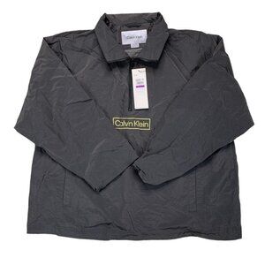 Calvin Klein Men's Relaxed Fit Box Logo Popover Jacket Size M